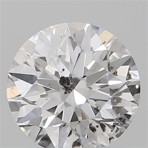 Picture of Natural Diamond 0.62 Carats, Round with Excellent Cut, D Color, SI2 Clarity and Certified by IGI