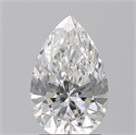 Natural Diamond 1.52 Carats, Pear with  Cut, F Color, VVS1 Clarity and Certified by GIA