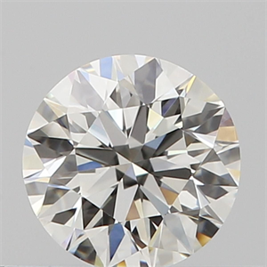 Picture of Natural Diamond 0.40 Carats, Round with Excellent Cut, I Color, VS2 Clarity and Certified by GIA