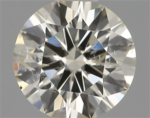 Picture of Natural Diamond 0.50 Carats, Round with Very Good Cut, J Color, SI2 Clarity and Certified by IGI