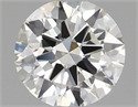 Natural Diamond 0.40 Carats, Round with Excellent Cut, K Color, VS1 Clarity and Certified by GIA