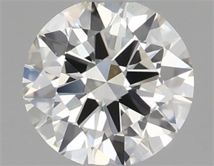 Picture of Natural Diamond 0.40 Carats, Round with Excellent Cut, K Color, VS1 Clarity and Certified by GIA