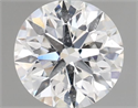 Natural Diamond 0.50 Carats, Round with Very Good Cut, G Color, I1 Clarity and Certified by GIA