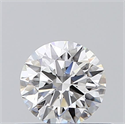 Natural Diamond 0.40 Carats, Round with Excellent Cut, F Color, SI1 Clarity and Certified by GIA