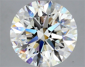 Picture of Natural Diamond 2.23 Carats, Round with Excellent Cut, J Color, VVS2 Clarity and Certified by GIA