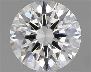 Picture of Natural Diamond 0.44 Carats, Round with Excellent Cut, F Color, VS2 Clarity and Certified by GIA