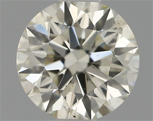 Picture of Natural Diamond 0.59 Carats, Round with Excellent Cut, K Color, VS2 Clarity and Certified by IGI