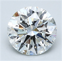 Natural Diamond 2.19 Carats, Round with Excellent Cut, G Color, VS2 Clarity and Certified by GIA