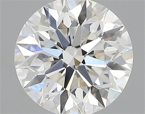 Picture of Natural Diamond 0.42 Carats, Round with Excellent Cut, G Color, VS2 Clarity and Certified by GIA