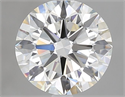 Natural Diamond 2.28 Carats, Round with Excellent Cut, J Color, VVS1 Clarity and Certified by GIA