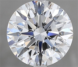 Picture of Natural Diamond 2.04 Carats, Round with Excellent Cut, D Color, FL Clarity and Certified by GIA