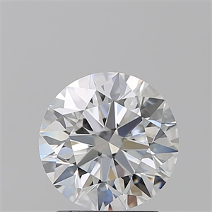 Picture of Natural Diamond 2.01 Carats, Round with Excellent Cut, D Color, VS1 Clarity and Certified by GIA