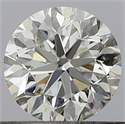 Natural Diamond 0.40 Carats, Round with Very Good Cut, E Color, I1 Clarity and Certified by GIA