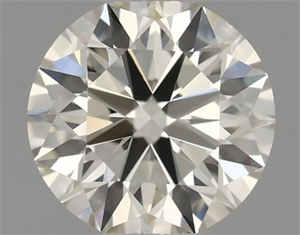 Picture of Natural Diamond 0.45 Carats, Round with Excellent Cut, J Color, VVS2 Clarity and Certified by IGI