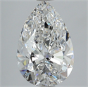 Natural Diamond 1.81 Carats, Pear with  Cut, E Color, VVS1 Clarity and Certified by GIA