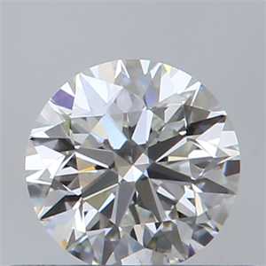 Picture of Natural Diamond 0.40 Carats, Round with Very Good Cut, H Color, VVS1 Clarity and Certified by GIA