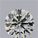 Natural Diamond 0.40 Carats, Round with Excellent Cut, H Color, VS1 Clarity and Certified by IGI