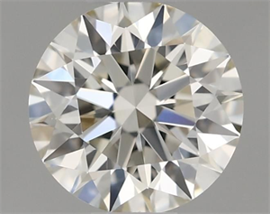 Picture of Natural Diamond 0.41 Carats, Round with Excellent Cut, I Color, VVS1 Clarity and Certified by IGI