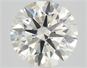 Natural Diamond 3.06 Carats, Round with Excellent Cut, K Color, SI2 Clarity and Certified by GIA