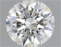 Natural Diamond 0.41 Carats, Round with Excellent Cut, H Color, VS2 Clarity and Certified by IGI