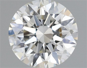 Picture of Natural Diamond 0.41 Carats, Round with Excellent Cut, H Color, VS2 Clarity and Certified by IGI