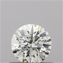 Natural Diamond 0.41 Carats, Round with Excellent Cut, H Color, VS1 Clarity and Certified by IGI