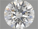 Natural Diamond 0.40 Carats, Round with Excellent Cut, H Color, I1 Clarity and Certified by GIA