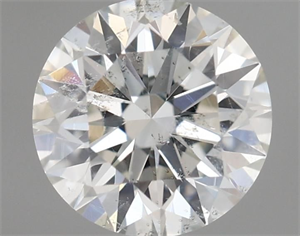 Picture of Natural Diamond 0.40 Carats, Round with Excellent Cut, H Color, I1 Clarity and Certified by GIA