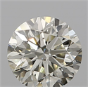 Natural Diamond 0.70 Carats, Round with Good Cut, K Color, SI2 Clarity and Certified by IGI