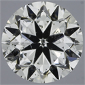 Natural Diamond 0.40 Carats, Round with Good Cut, K Color, SI1 Clarity and Certified by GIA