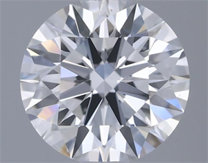 Picture of Natural Diamond 0.45 Carats, Round with Excellent Cut, E Color, VS2 Clarity and Certified by GIA