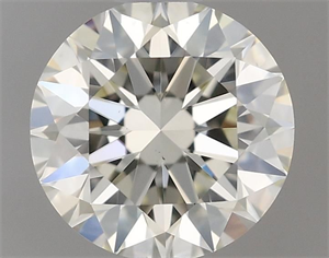 Picture of Natural Diamond 0.48 Carats, Round with Excellent Cut, J Color, VS1 Clarity and Certified by IGI