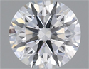 Natural Diamond 0.40 Carats, Round with Excellent Cut, F Color, SI2 Clarity and Certified by GIA