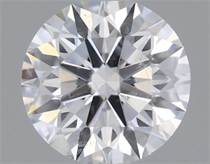 Picture of Natural Diamond 0.40 Carats, Round with Excellent Cut, F Color, SI2 Clarity and Certified by GIA