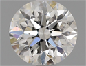 Natural Diamond 0.40 Carats, Round with Very Good Cut, F Color, I1 Clarity and Certified by GIA