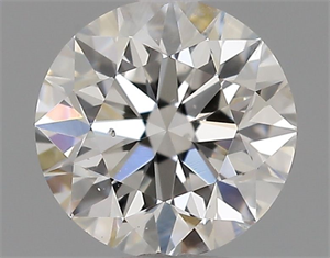 Picture of Natural Diamond 0.40 Carats, Round with Very Good Cut, F Color, I1 Clarity and Certified by GIA