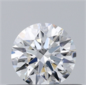 Natural Diamond 0.42 Carats, Round with Excellent Cut, F Color, VS2 Clarity and Certified by GIA