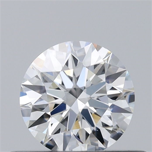 Picture of Natural Diamond 0.42 Carats, Round with Excellent Cut, F Color, VS2 Clarity and Certified by GIA