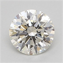 Natural Diamond 0.40 Carats, Round with Excellent Cut, J Color, VVS2 Clarity and Certified by GIA