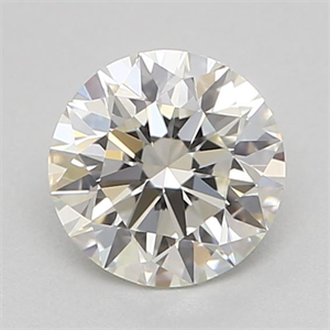 Picture of Natural Diamond 0.40 Carats, Round with Excellent Cut, J Color, VVS2 Clarity and Certified by GIA