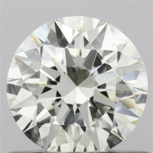 Picture of Natural Diamond 0.50 Carats, Round with Excellent Cut, K Color, IF Clarity and Certified by IGI