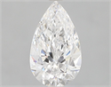 Natural Diamond 1.51 Carats, Pear with  Cut, D Color, SI2 Clarity and Certified by GIA