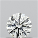 Natural Diamond 0.41 Carats, Round with Excellent Cut, I Color, I1 Clarity and Certified by GIA