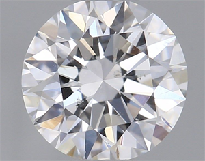 Picture of Natural Diamond 0.45 Carats, Round with Excellent Cut, E Color, SI1 Clarity and Certified by GIA