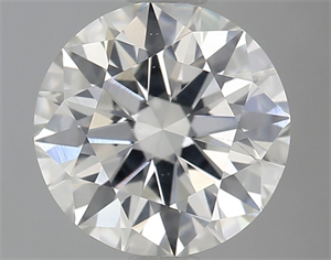 Picture of Natural Diamond 1.54 Carats, Round with Excellent Cut, I Color, SI2 Clarity and Certified by GIA