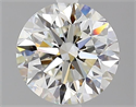 Natural Diamond 2.02 Carats, Round with Very Good Cut, J Color, VS2 Clarity and Certified by GIA