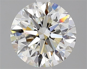 Picture of Natural Diamond 2.02 Carats, Round with Very Good Cut, J Color, VS2 Clarity and Certified by GIA