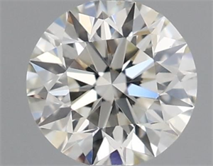 Picture of Natural Diamond 0.40 Carats, Round with Excellent Cut, H Color, VS1 Clarity and Certified by IGI