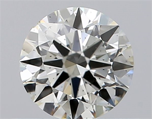 Picture of Natural Diamond 0.46 Carats, Round with Excellent Cut, I Color, SI2 Clarity and Certified by GIA