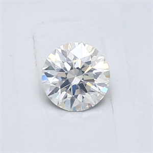 Picture of Natural Diamond 0.44 Carats, Round with Very Good Cut, F Color, I1 Clarity and Certified by GIA